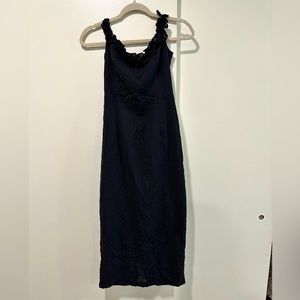 Black Petal & Pup Midi Dress